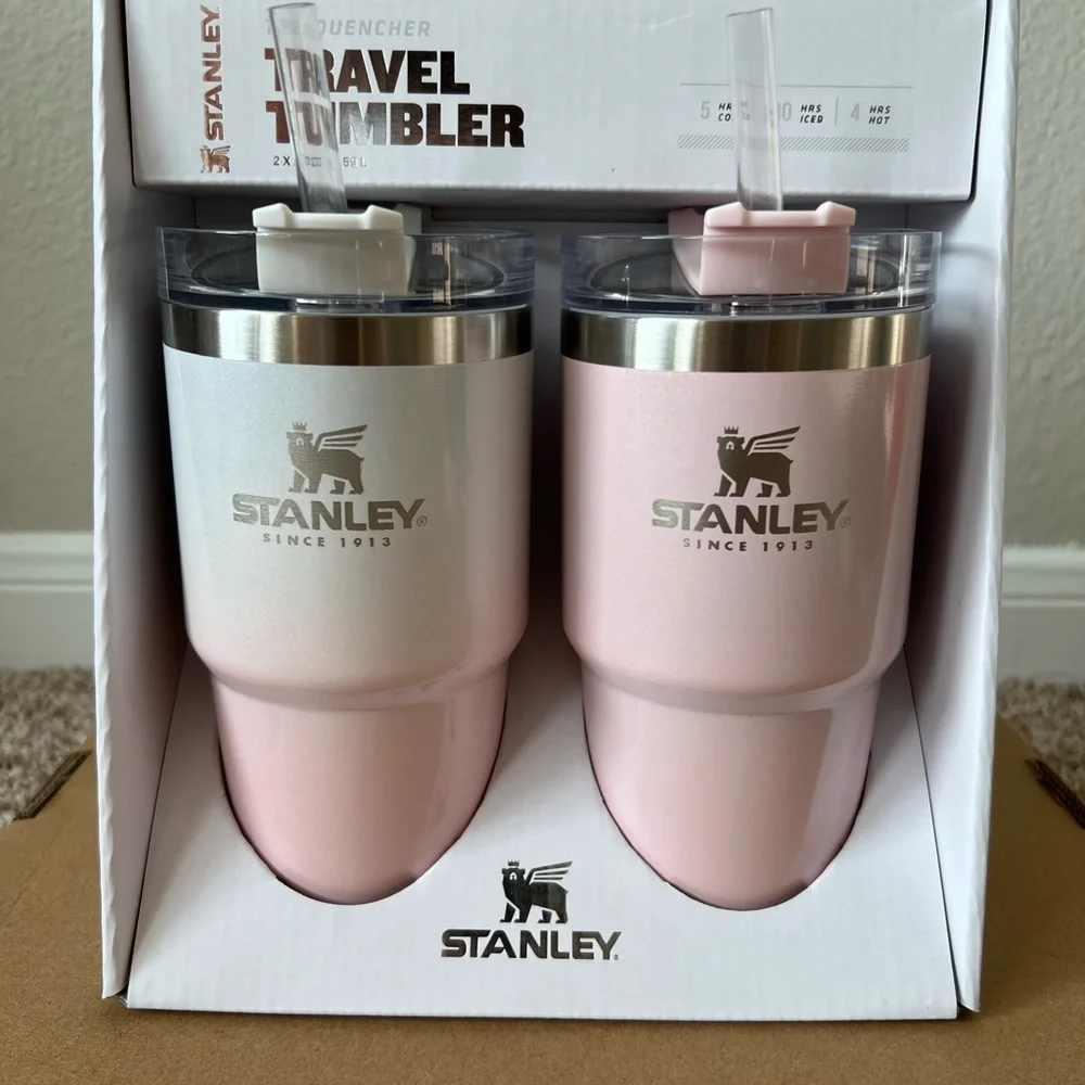 Stanley 2pk 20oz Quencher Adventure Tumblers - Parfait Ombre/Parfait Pearlescent - Picture 1 of 6